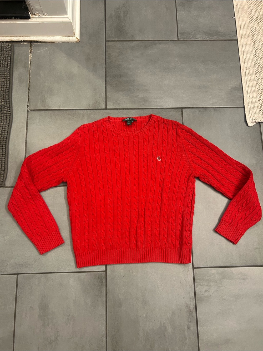 Ralph Lauren Cable-knit Sweater | Red